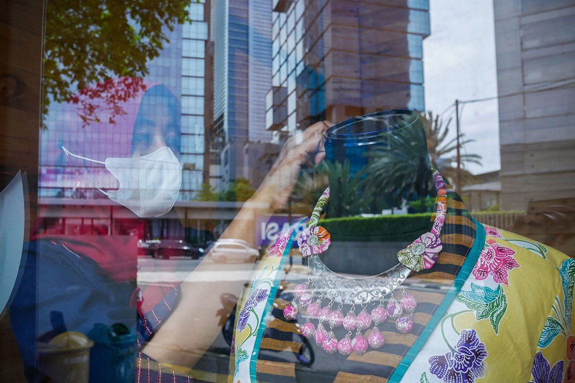 Kios UMKM di kawasan Taman Sumenep