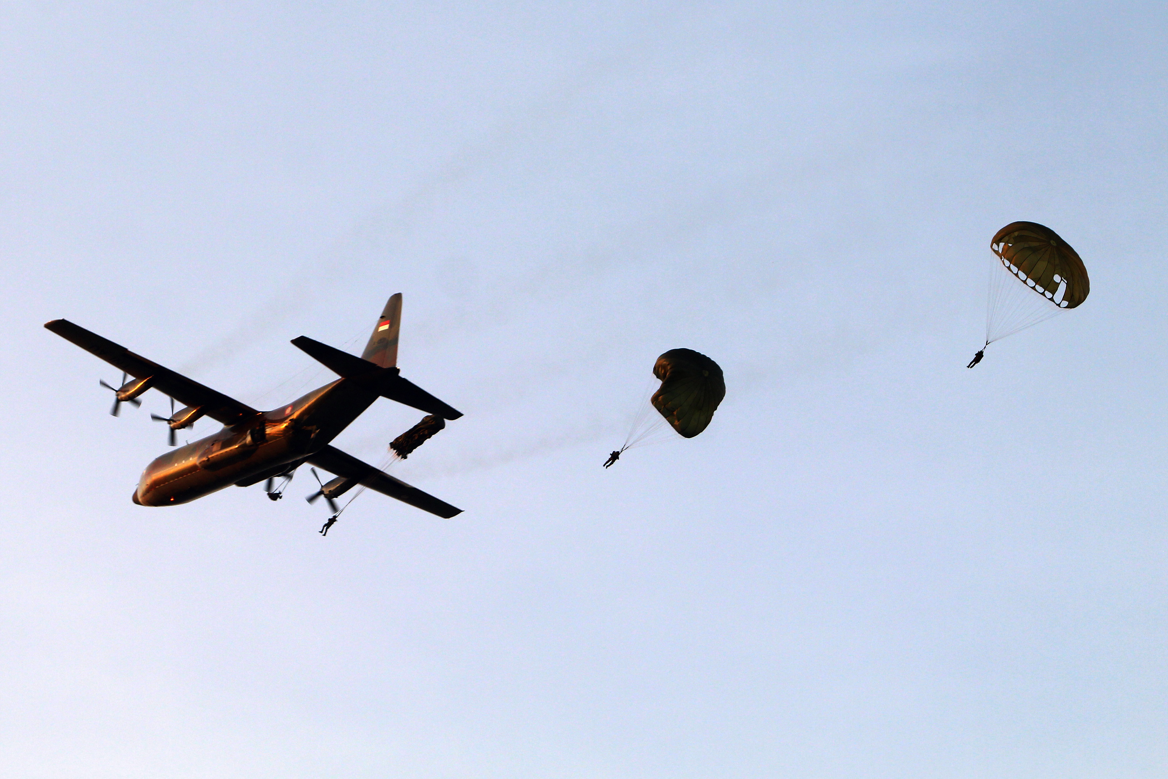 Latihan Jungar Batalyon Komando 465 Paskhas Supadio