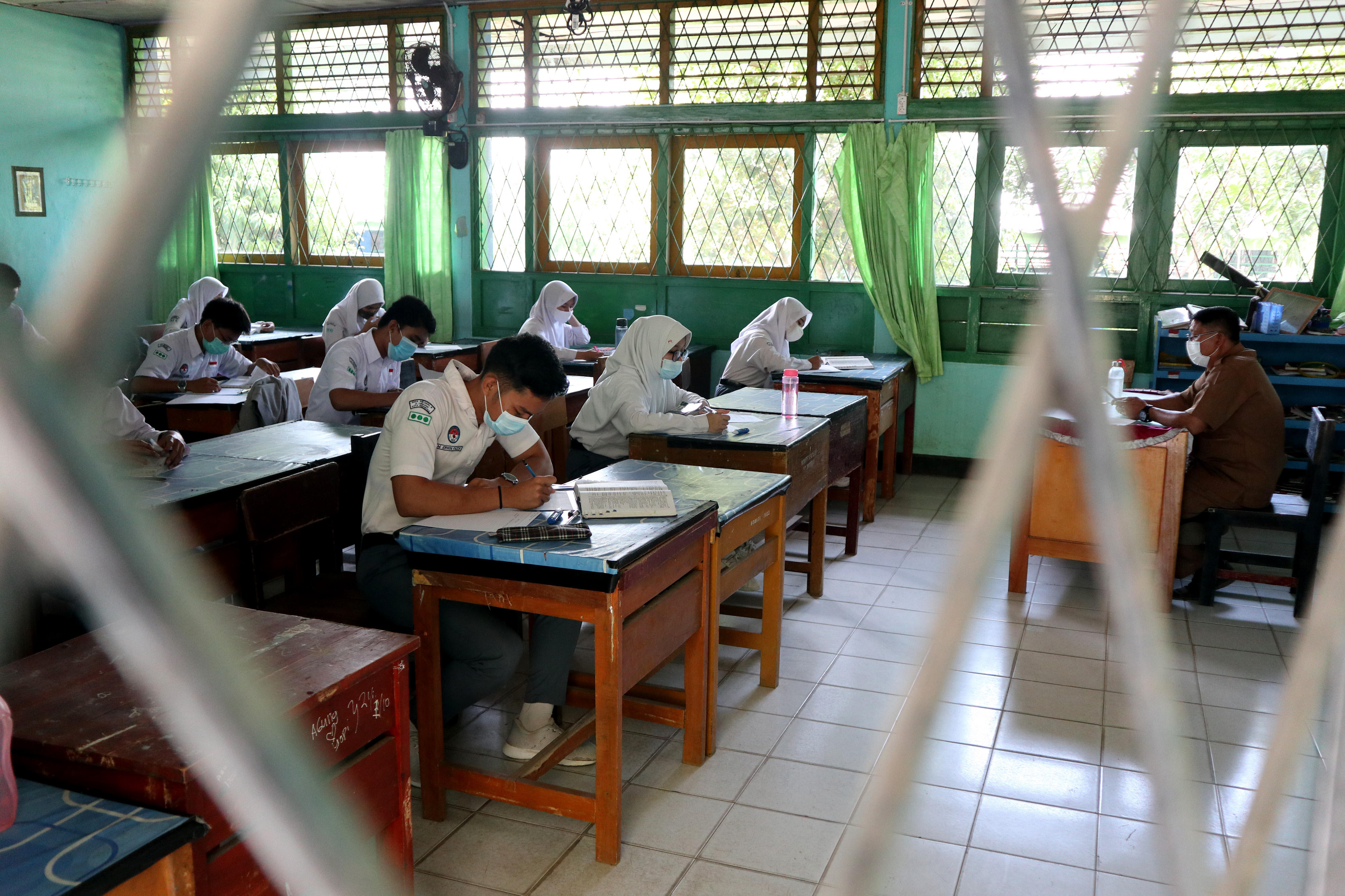 Belajar Tatap Muka Pertama di SMAN 05 Bengkulu