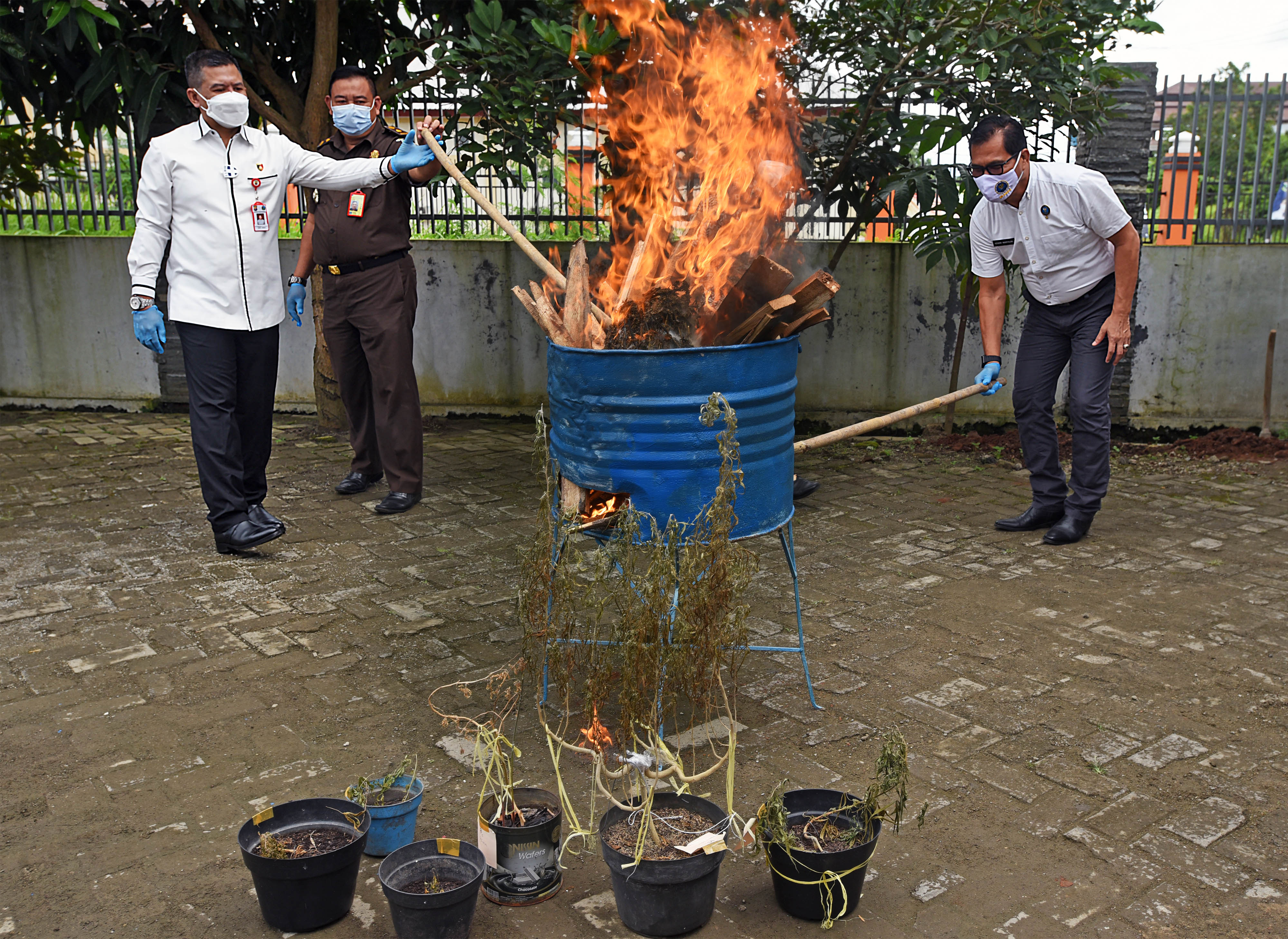 Pemusnahan Narkotika BNN Banten