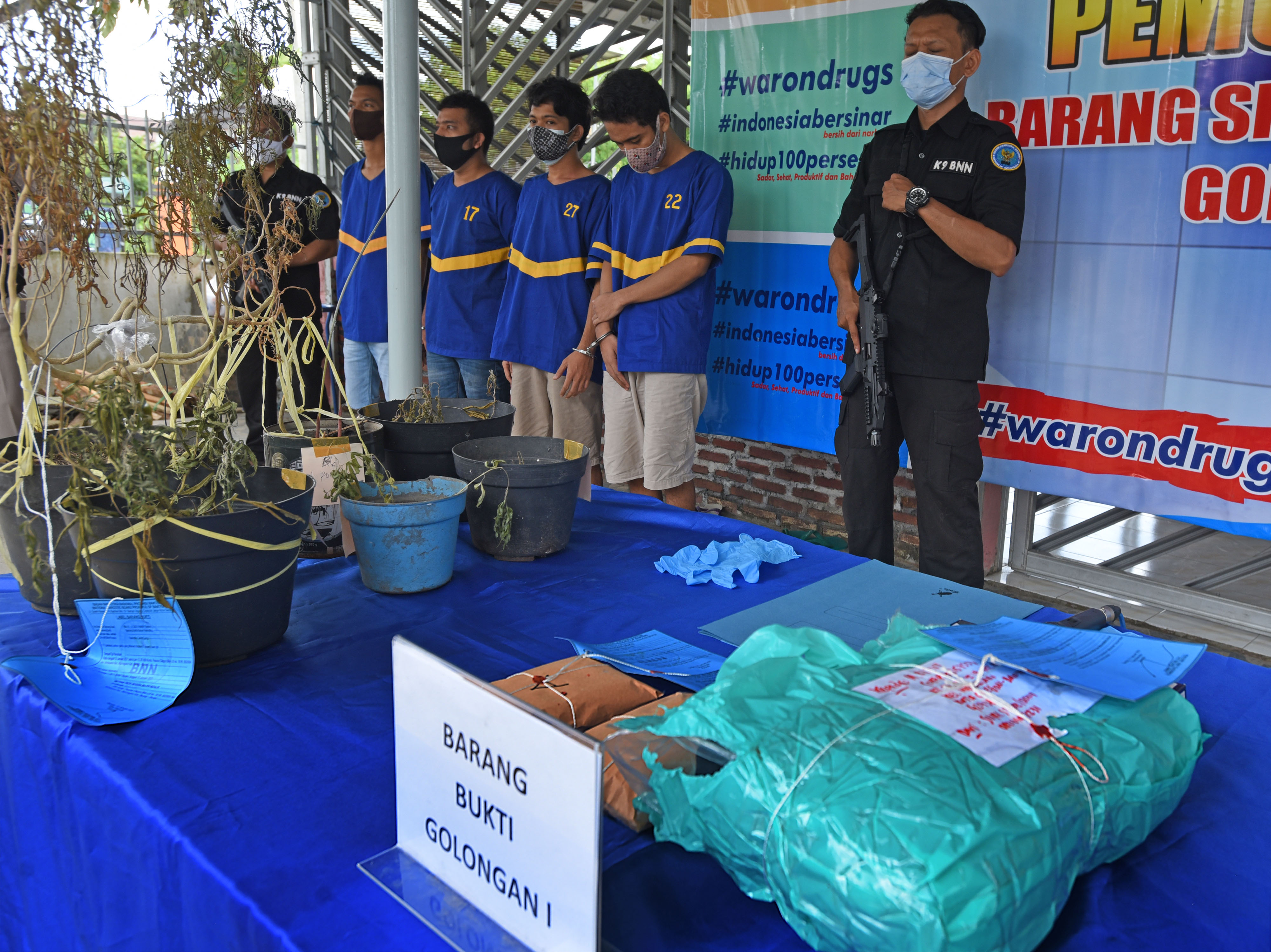 Pemusnahan Narkotika BNN Banten