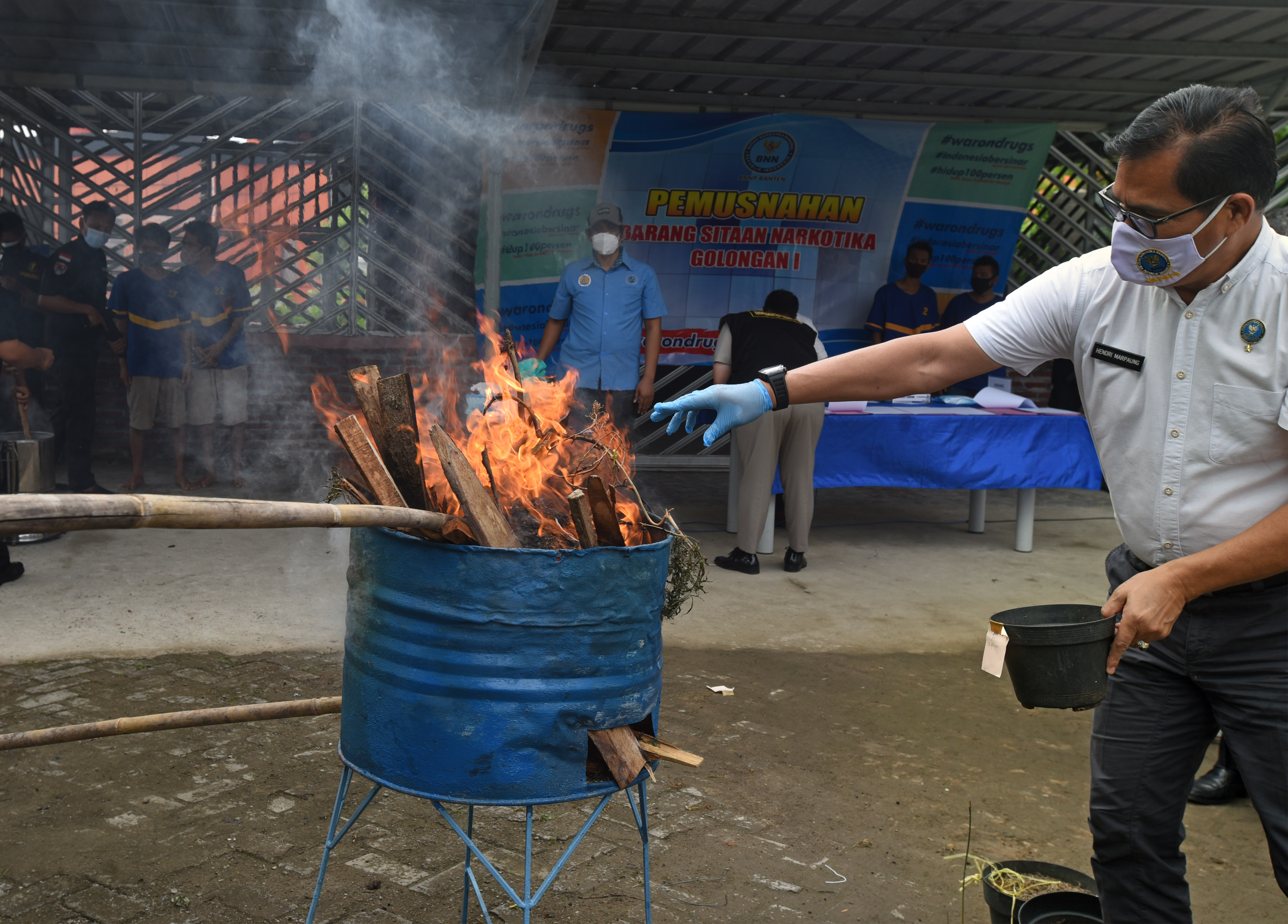 Pemusnahan Narkotika BNN Banten