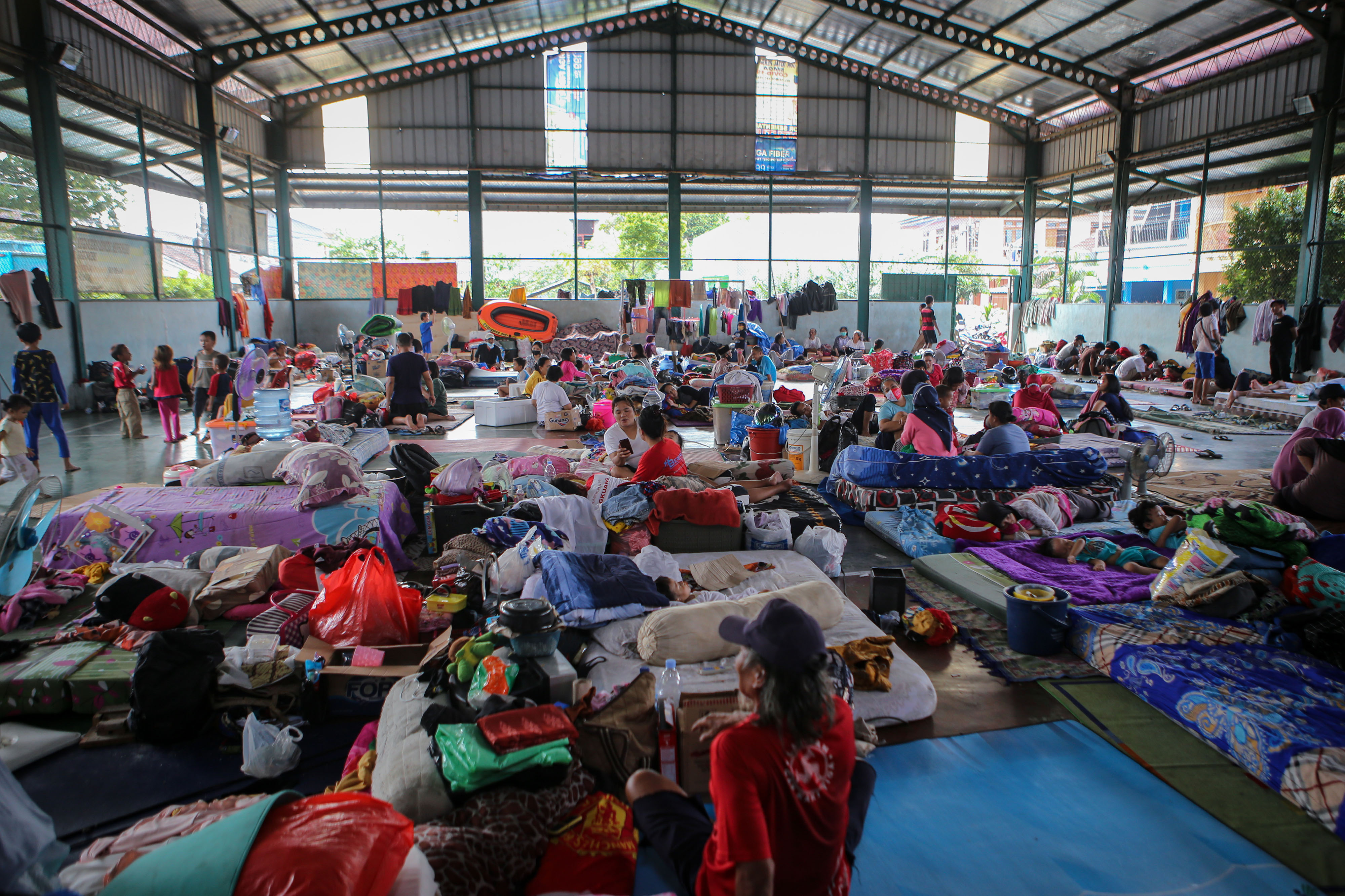 Pengungsi Banjir Tangerang