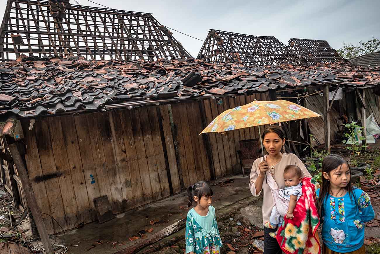  Terdampak Angin Puting Beliung di Demak