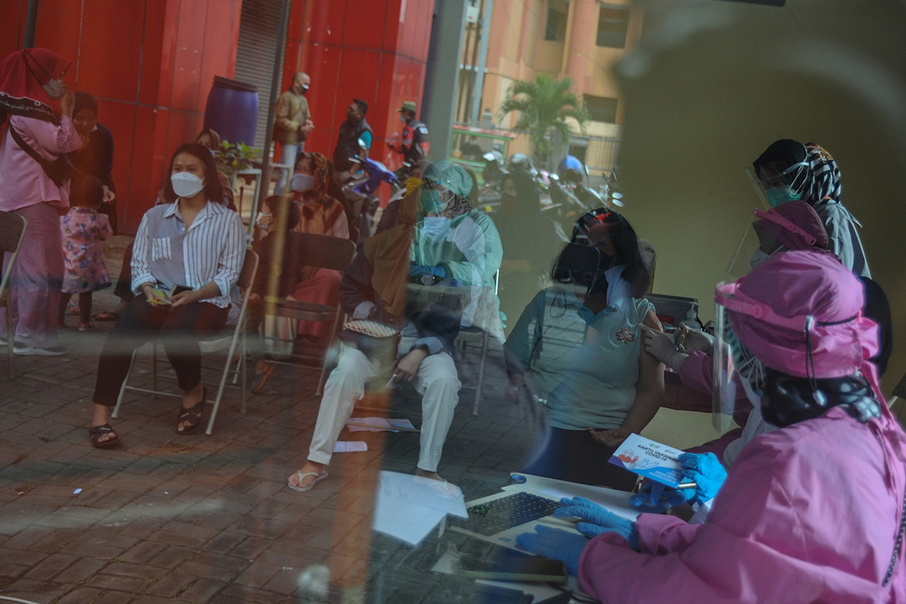 Vaksinasi Covid-19 Bagi Pedagang Pasar
