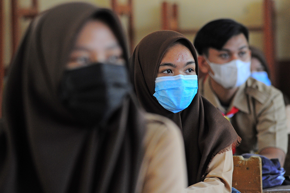 Hari Pertama Sekolah Tatap Muka di Jambi