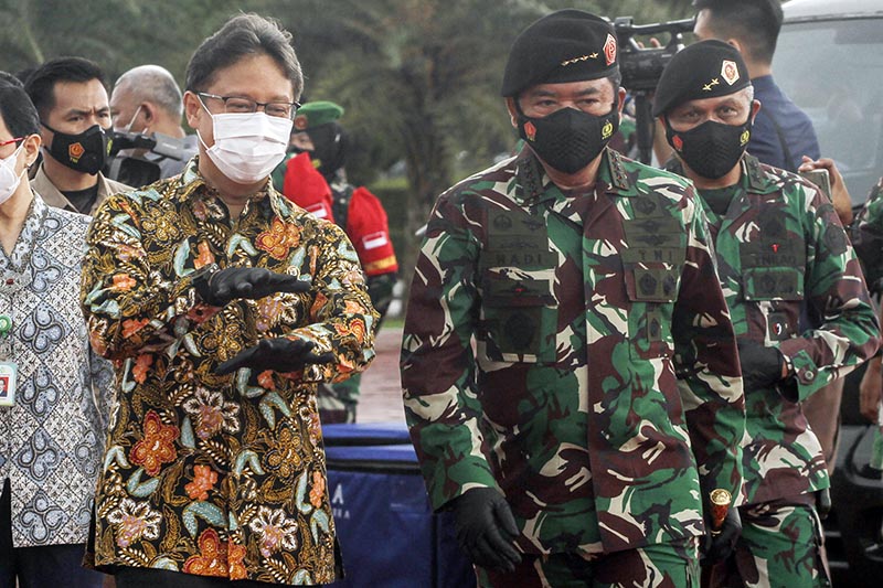  Apel Kesiapan Tenaga Vaksinator dan Tracer Covid-19 di Mabes TNI
