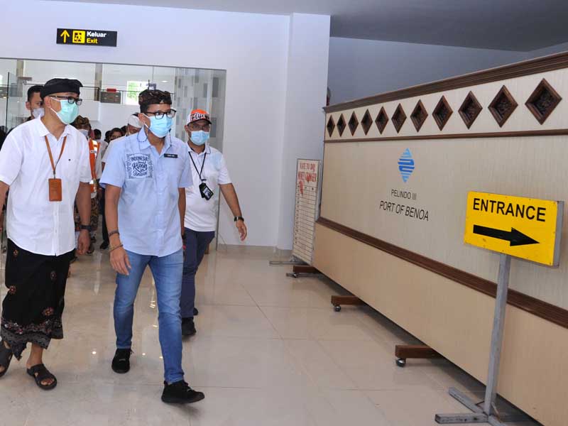 Menparekraf Tinjau Pelabuhan Benoa Bali