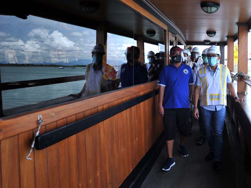 Menparekraf Tinjau Pelabuhan Benoa Bali