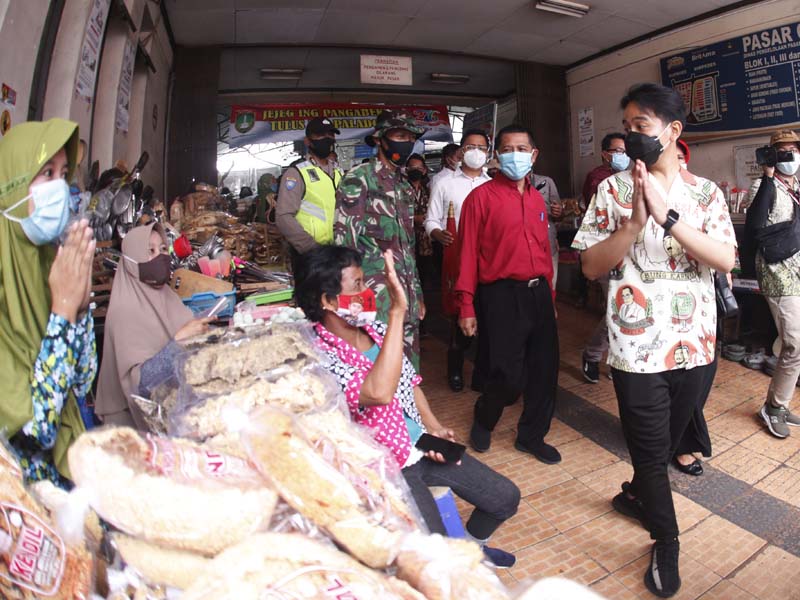 Wali Kota Solo Kunjungi Pasar Gede