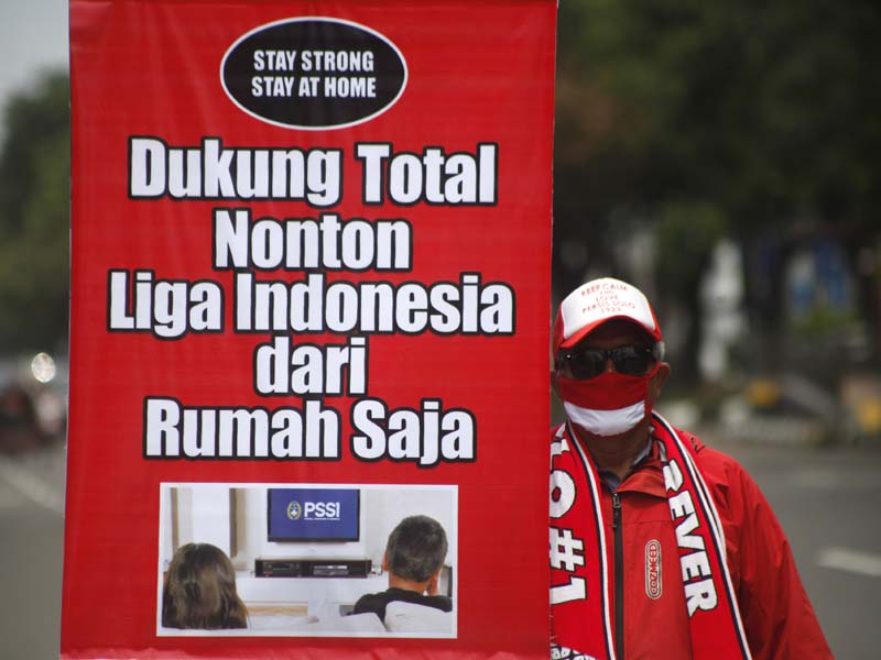 Kampanye Nonton Liga Indonesia Dirumah Saja