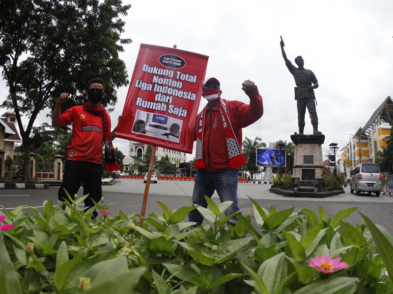 Kampanye Nonton Liga Indonesia Dirumah Saja