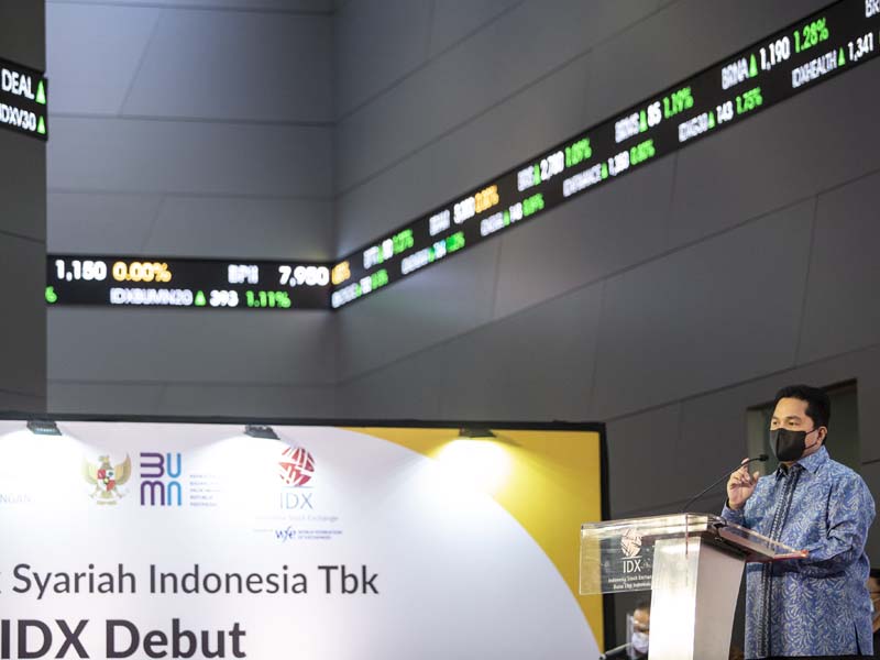 Debut Bank Syariah Indonesia Di Pasar Modal