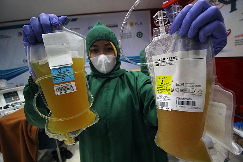 Kebutuhan Plasma Konvalesen di Indonesia Meningkat 