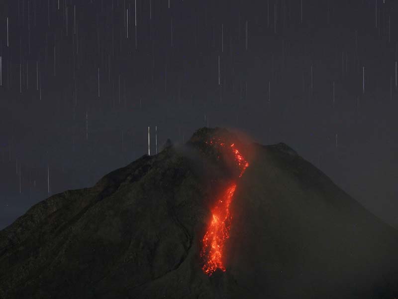 Guguran Lava Gunung Sinabung