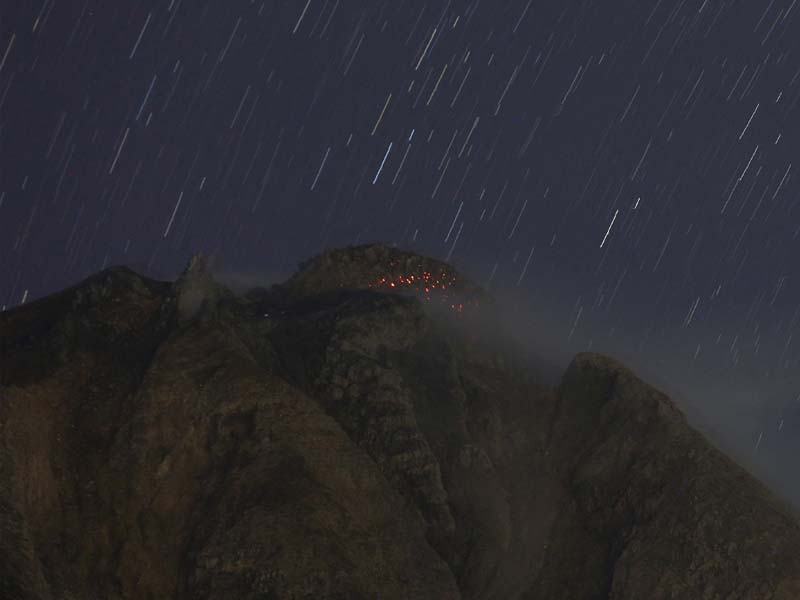 Guguran Lava Gunung Sinabung