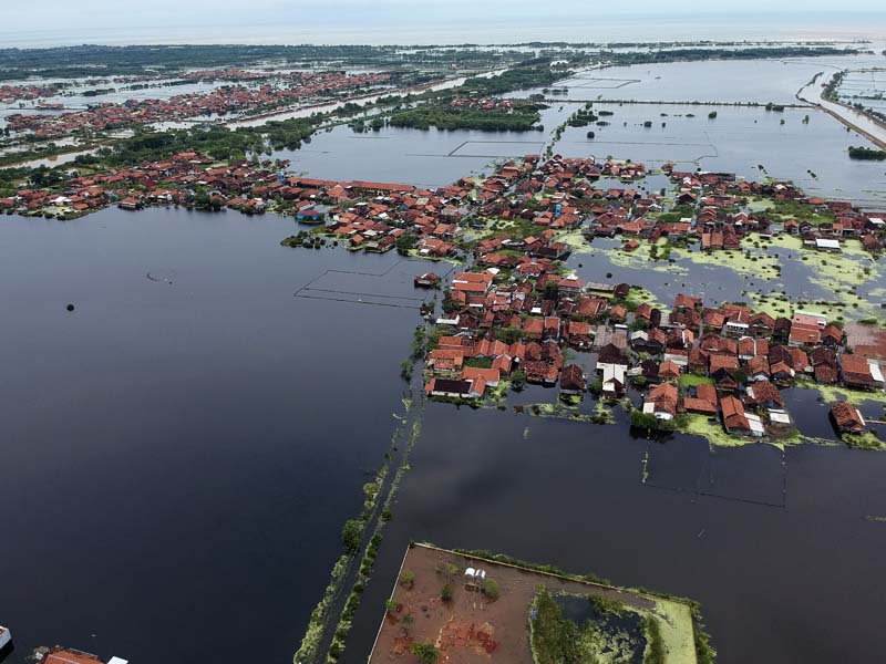 Kabupaten Pekalongan Masih Tergenang Banjir