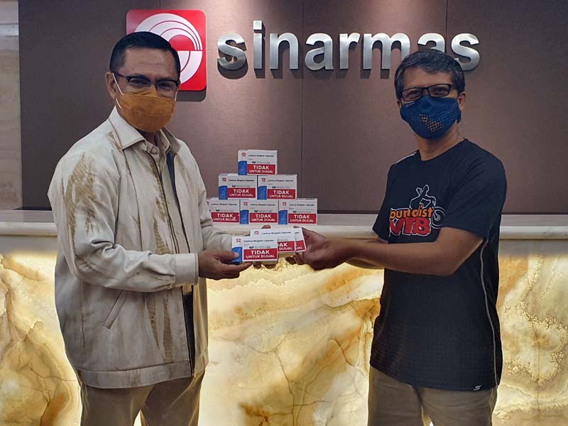 Sinar Mas Peduli, Donasi Obat Herbal Untuk JMTB