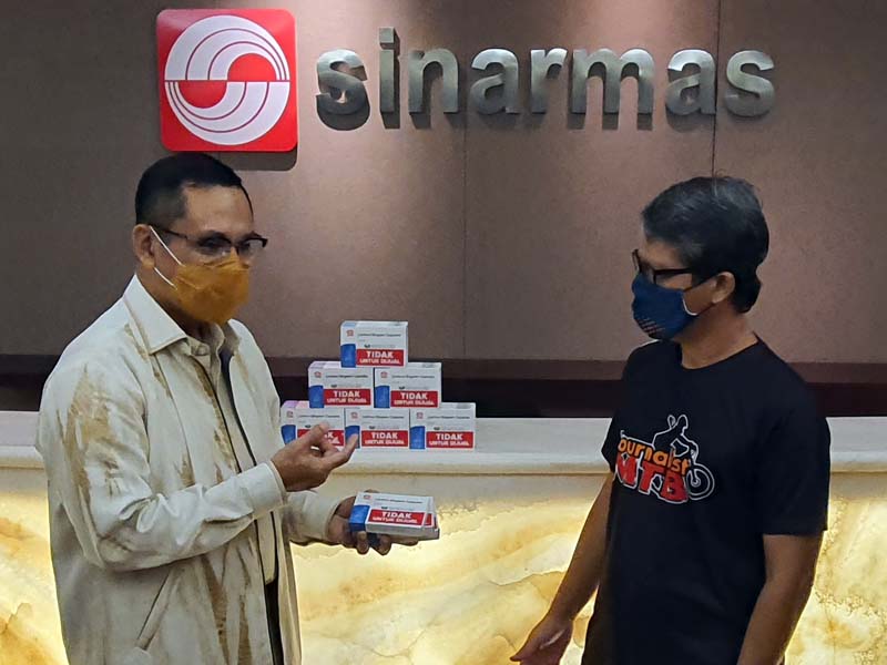 Sinar Mas Peduli, Donasi Obat Herbal Untuk JMTB