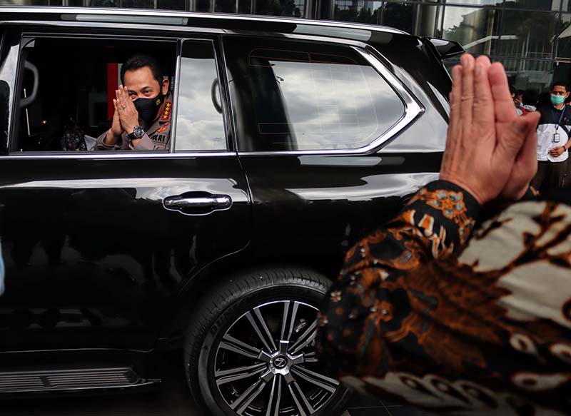 Silaturahim Kapolri Bahas Sinergi Polri-KPK 