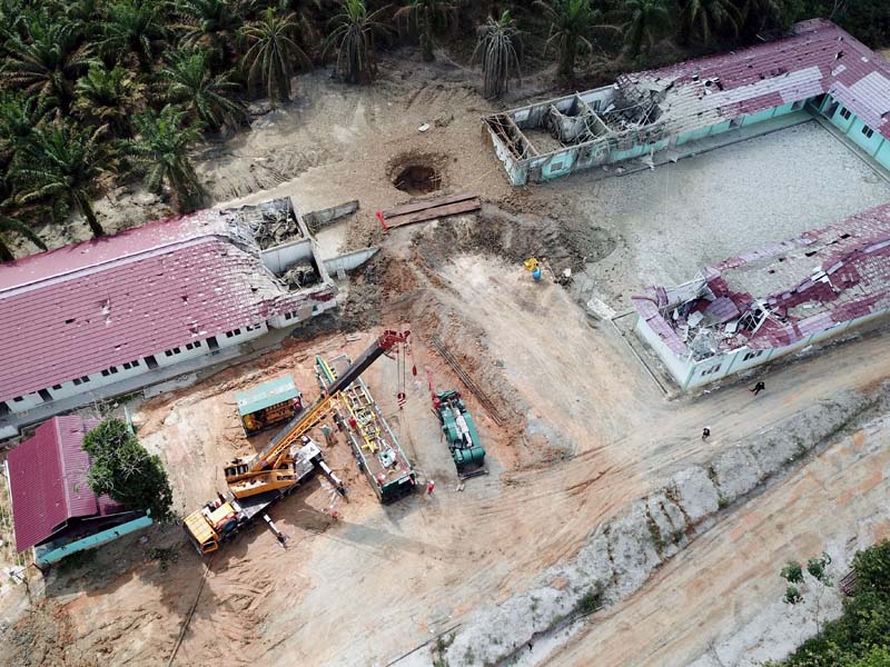 Penanganan Semburan Gas Lumpur Pekanbaru