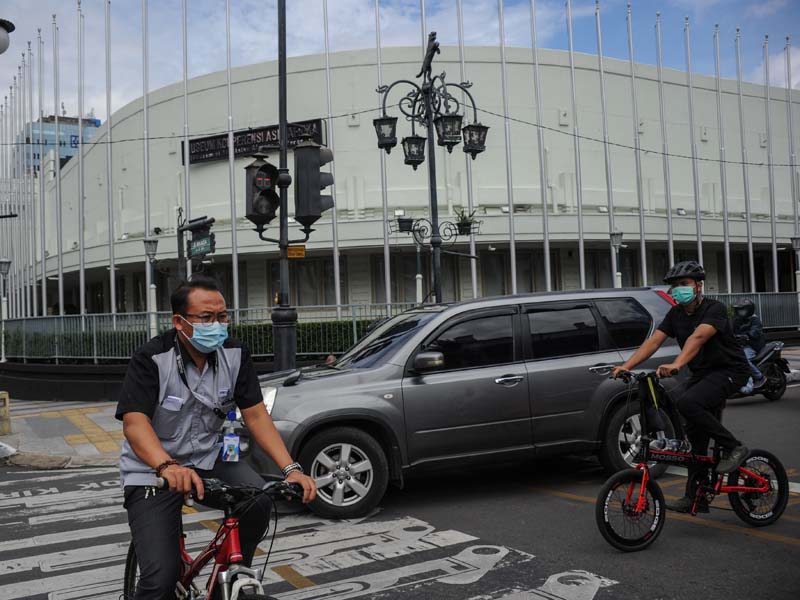 Pembagian Masker Untuk Pengendara