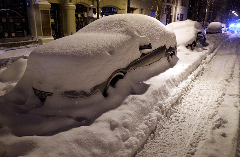 Badai Salju dan Angin Kencang Membuat Jerman Membeku