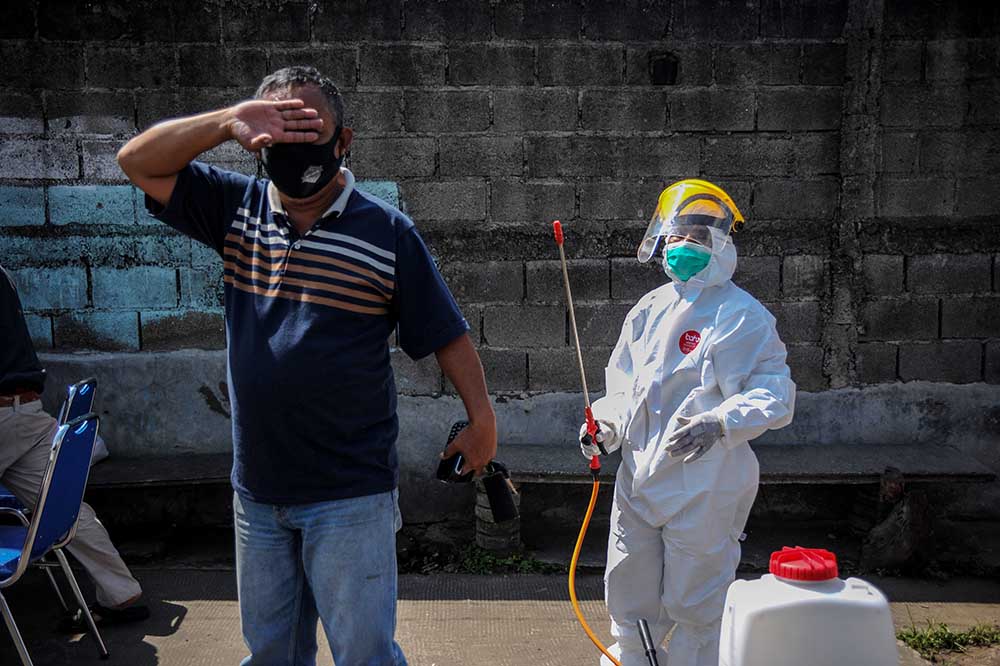 Penyekatan Kendaraan Di Bandung