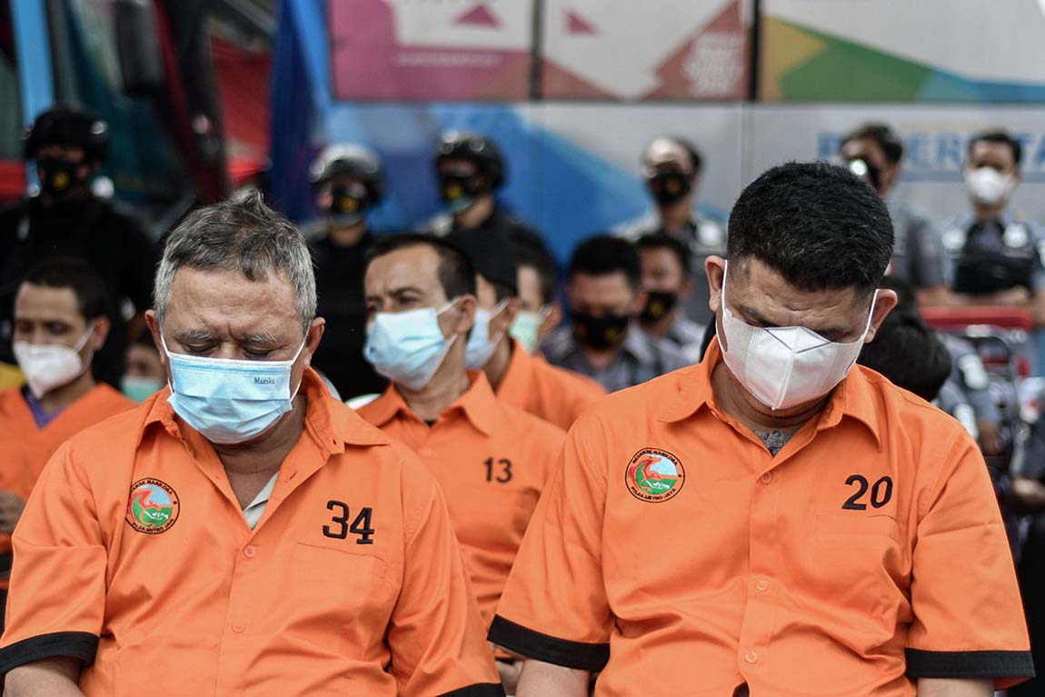 Pemusnahan Hasil Pengungkapan Kasus Narkotika