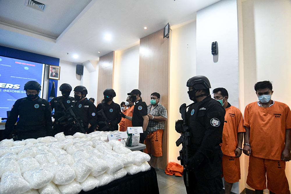 BNN dan Bakamla Gagalkan Peredaran 466,19 Kilogram Sabu