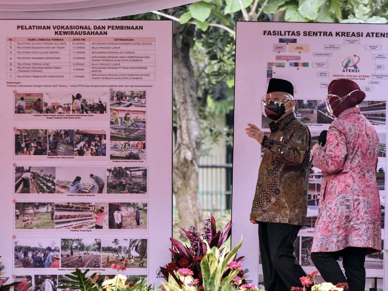 Wapres Tnjau Lokasi Pembangunan Rusun Unutk PMKS