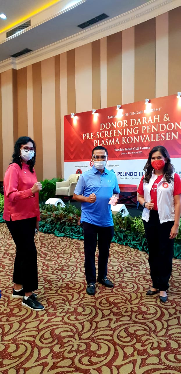 Ketua MWA UI Saleh Husin Donorkan Darah