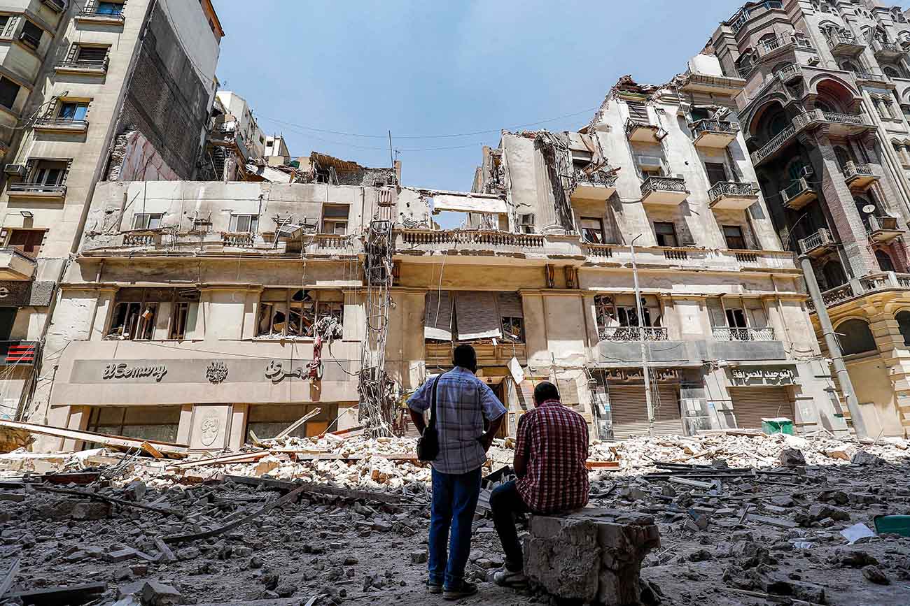 Gedung Ambruk di Mesir