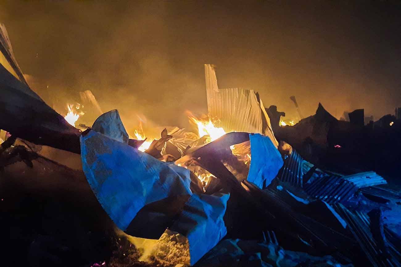 Kebakaran Kamp Pengungsi Rohingya