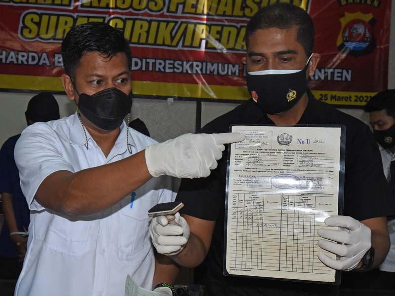 Pengungkapan Sindikat Pemalsuan Dokumen Tanah