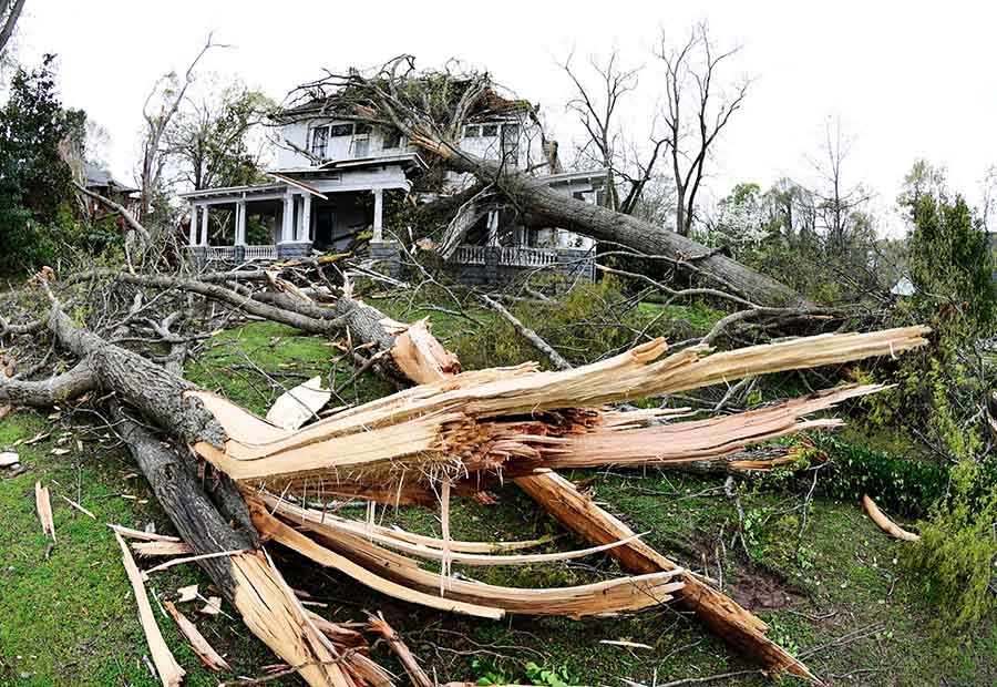 Tornado Porak Porandakan Rumah Warga di Georgia