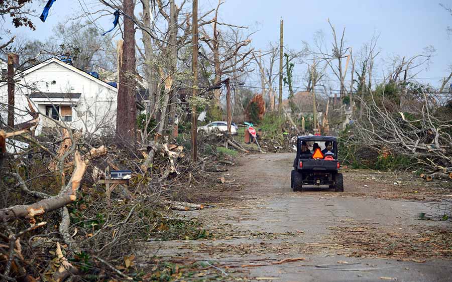 Tornado Porak Porandakan Rumah Warga di Georgia