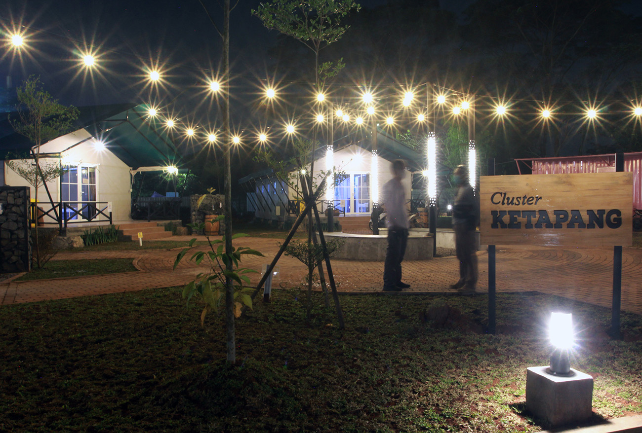 Ruang Isolasi Berkonsep Tenda Glamour Camping