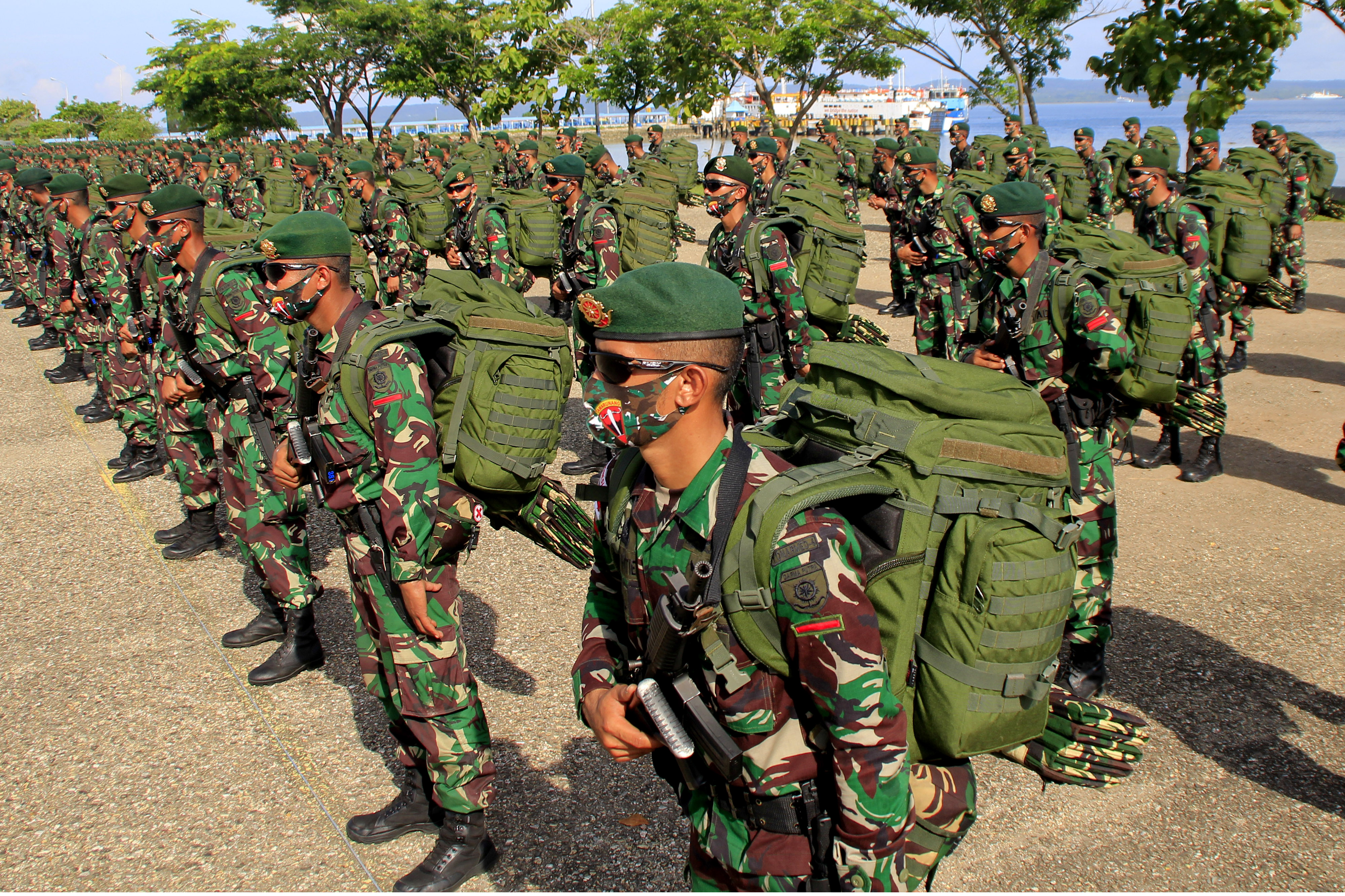 Kedatangan Prajurit Satgas Pamtas RI-RDTL