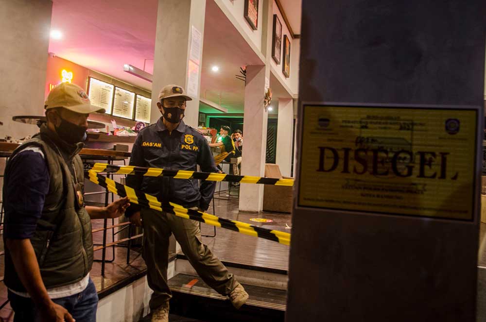 Sidak Protokol Kesehatan di Tempat Hiburan Malam