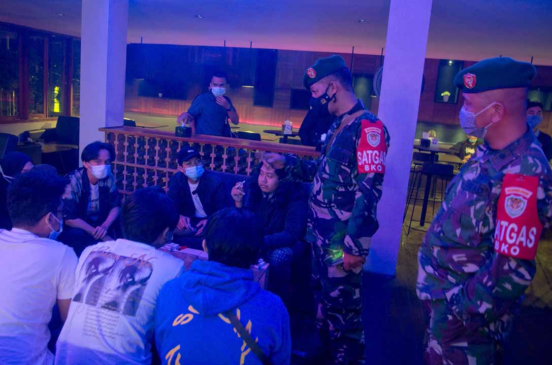 Sidak Protokol Kesehatan di Tempat Hiburan Malam