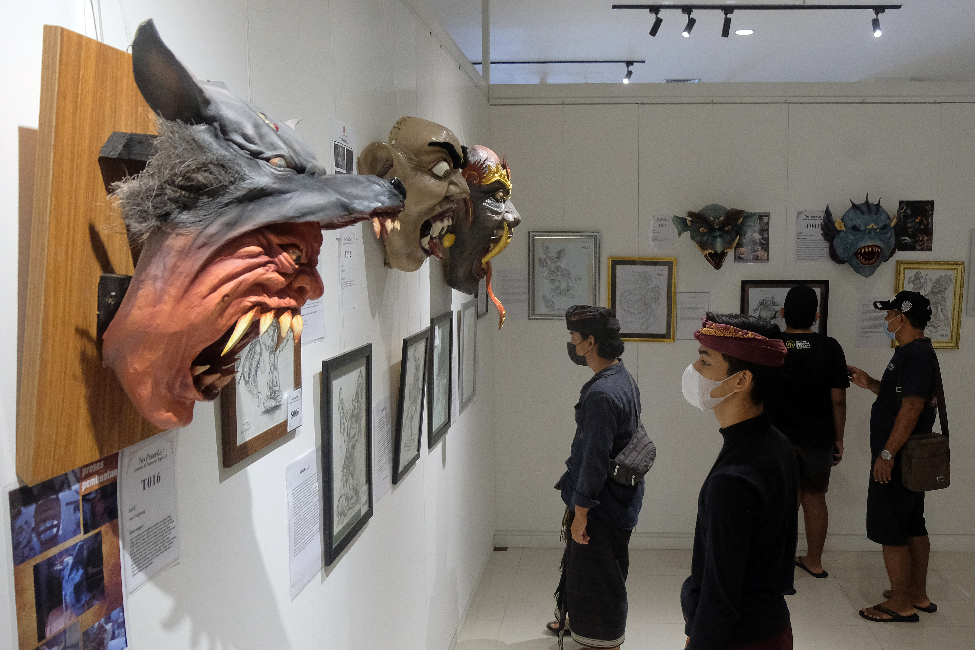 Pameran Ogoh-Ogoh Memperingati Hari Raya Nyepi