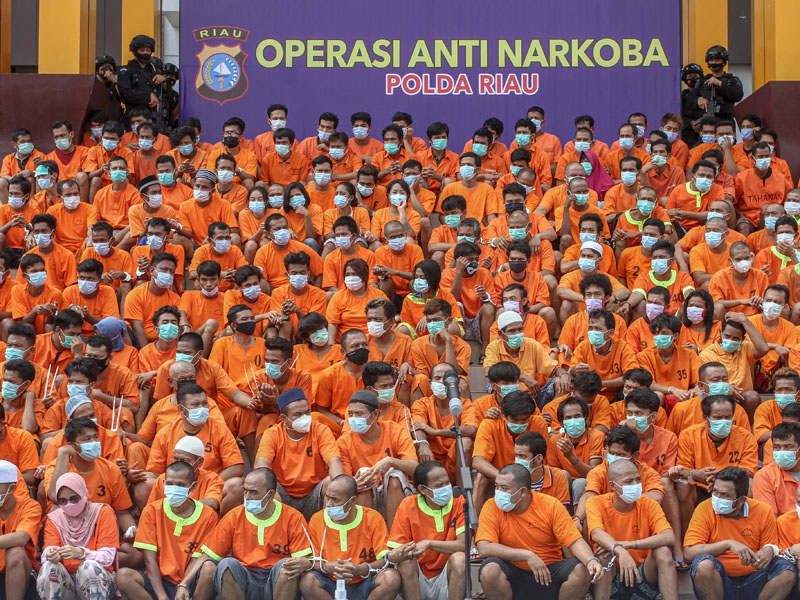 Operasi Anti Narkoba Polda Riau