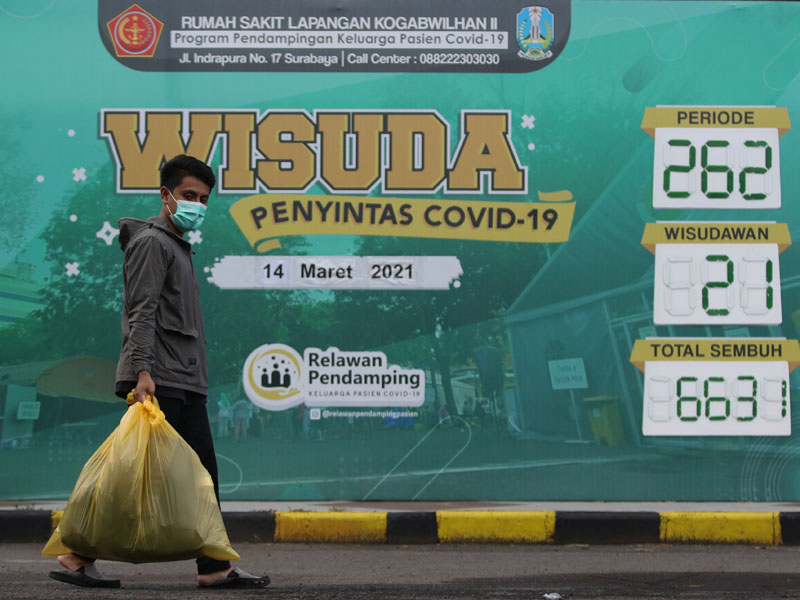 Kesembuhan Pasien Covid-19 Di RSL Kogabwilhan II