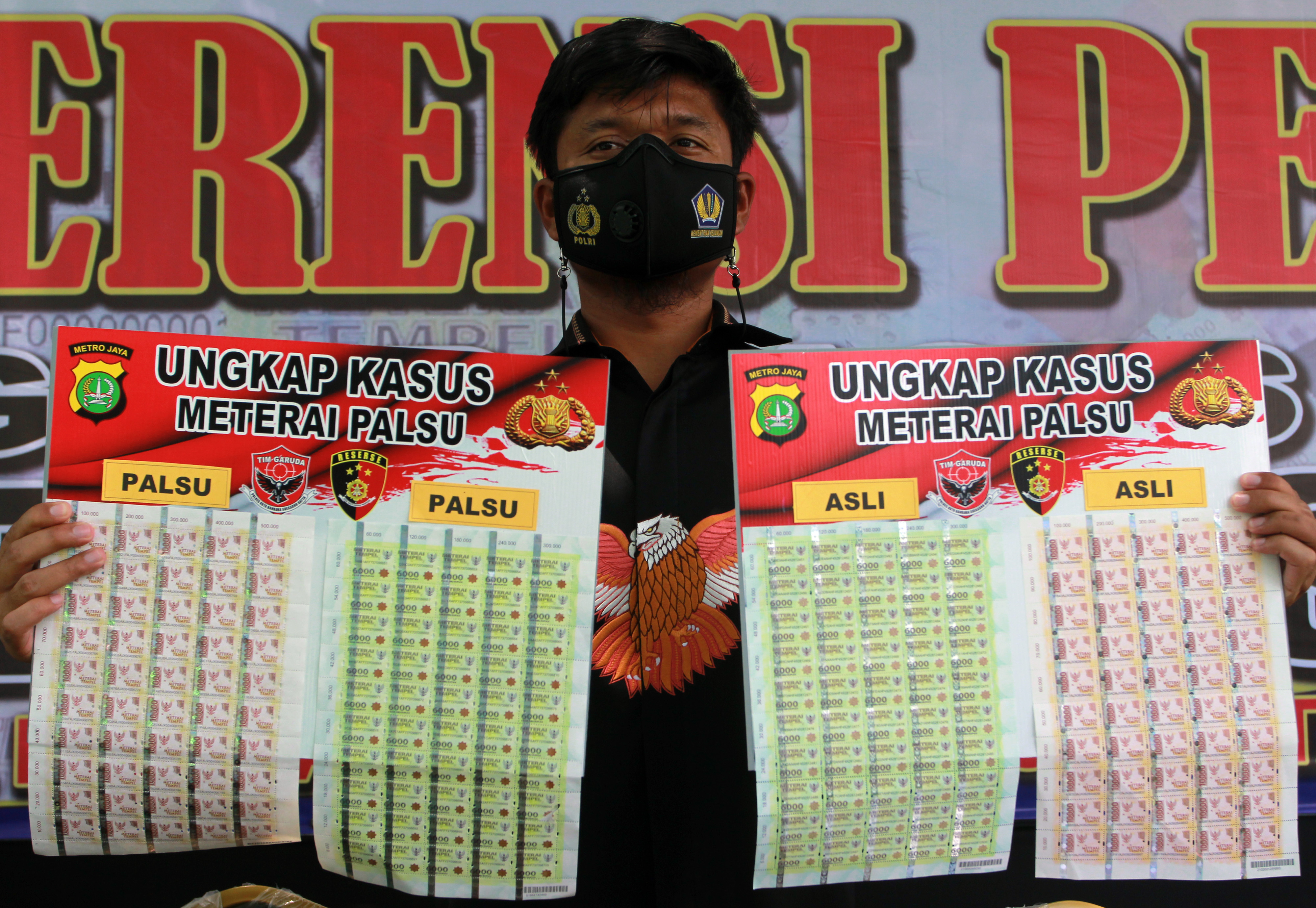 Peredaran dan Penjualan Materai Palsu