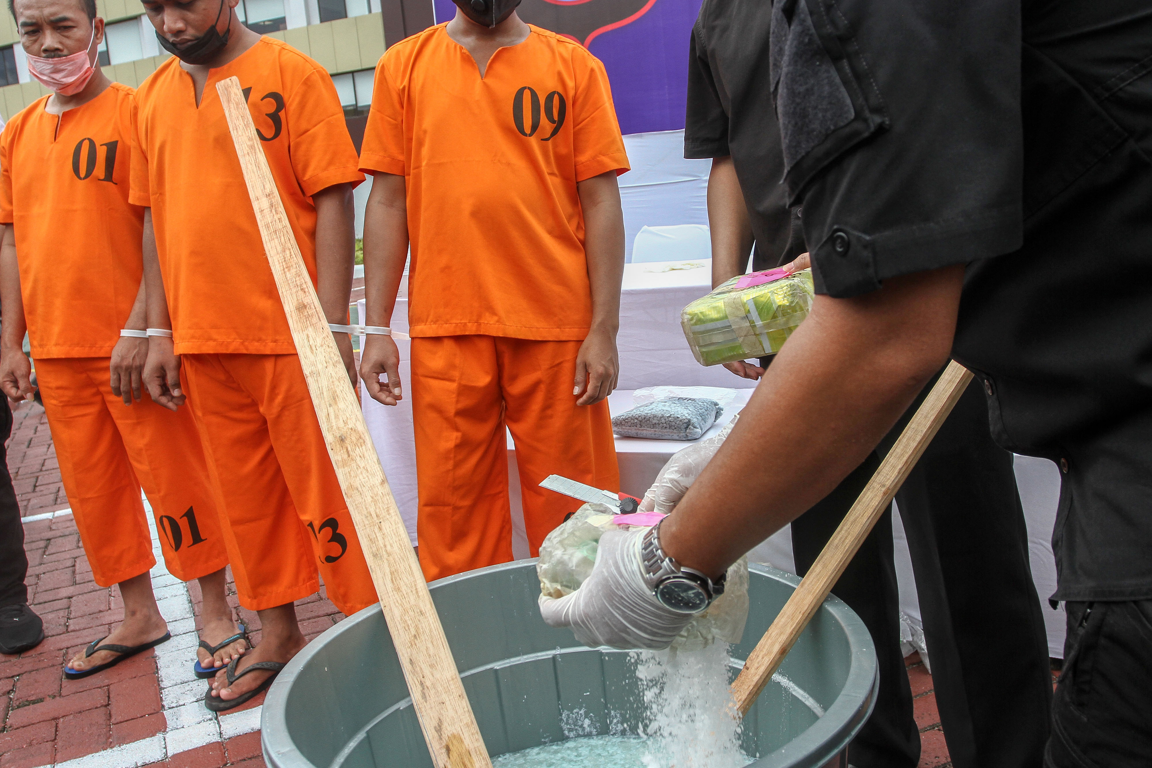 Pemusnahan Barang Bukti Narkoba