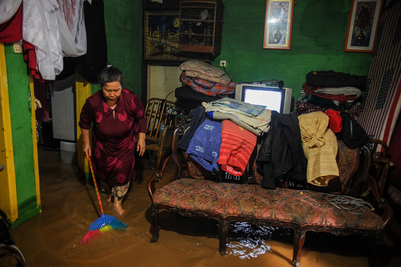 Banjir Luapan Sungai Cironggeng Bandung
