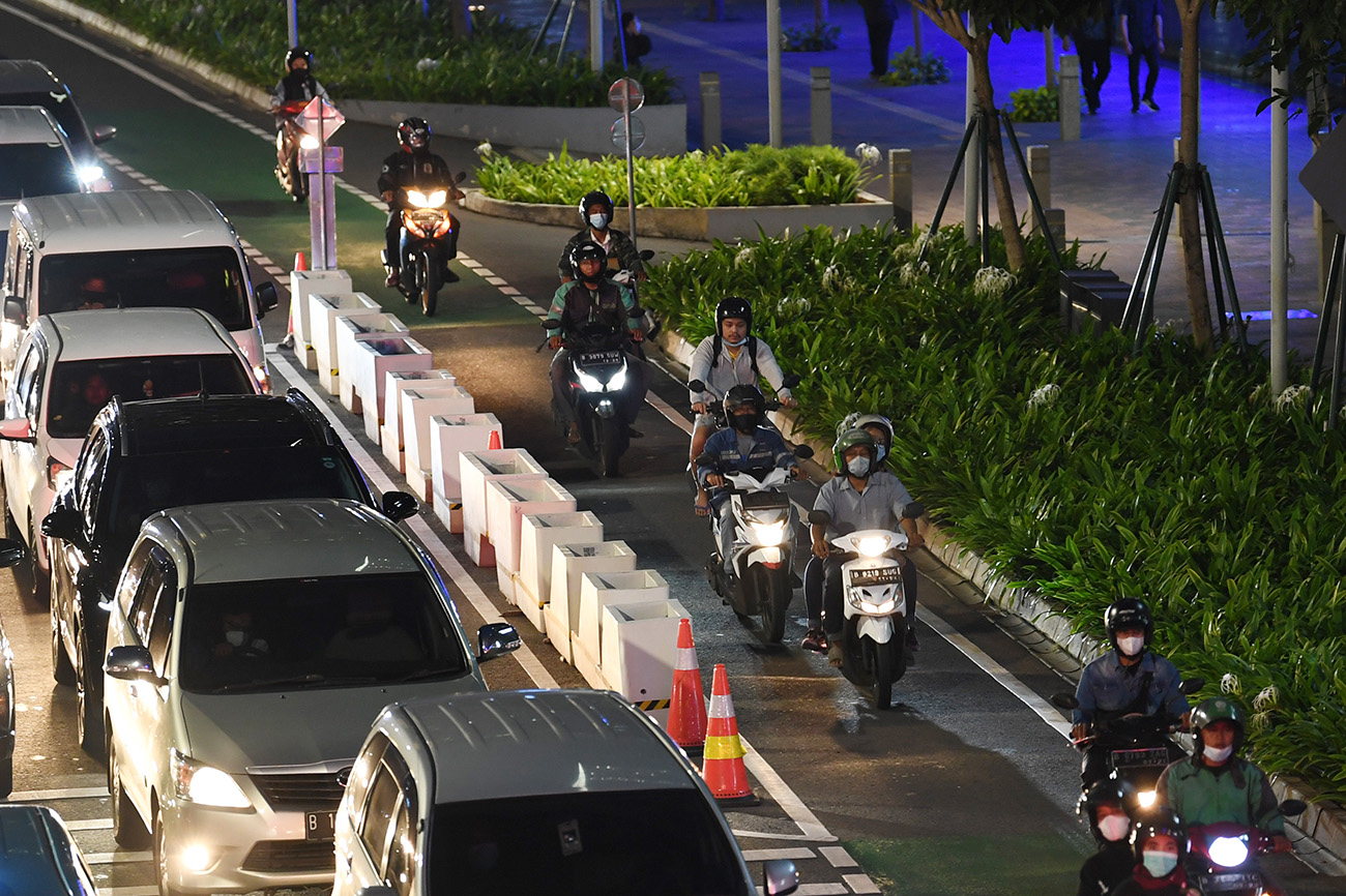 Jalur Khusus Sepeda Permanen