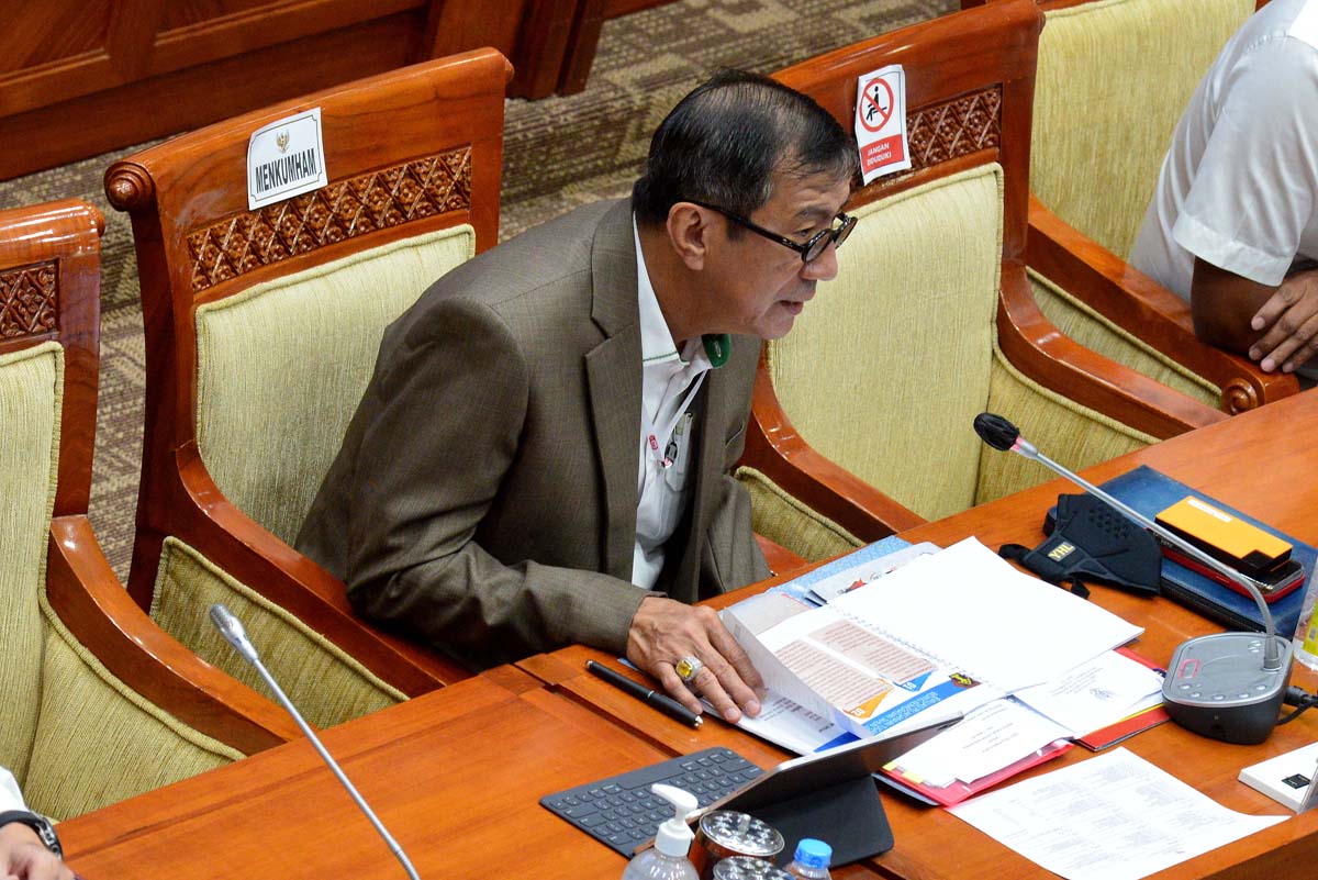 Rapat kerja Komisi III DPR dengan Menteri Hukum dan HAM 