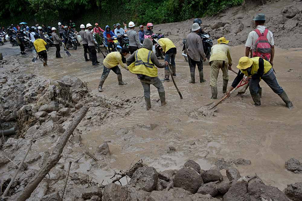 Tanah Longsor di Garut